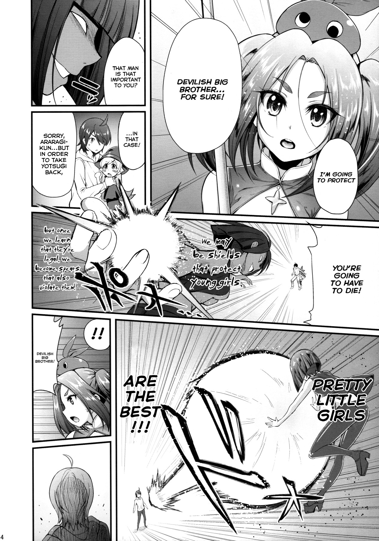 Hentai Manga Comic-Pachimonogatari Part 11: Yotsugi Magika-Read-3